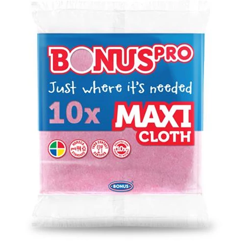 Törlőkendő, univerzális, 10 db, BONUS 