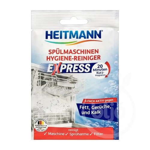 Mosogatógép tisztító por, 30 g, HEITMANN 
