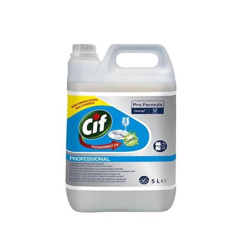Gépi mosogatószer, kemény vízhez, 5 l, CIF 
