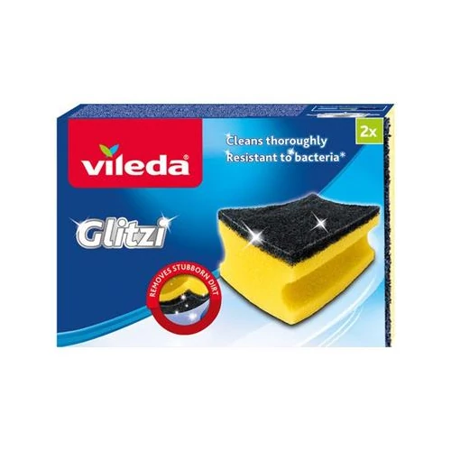 Súrolószivacs, 2 db, antibakteriális, VILEDA 