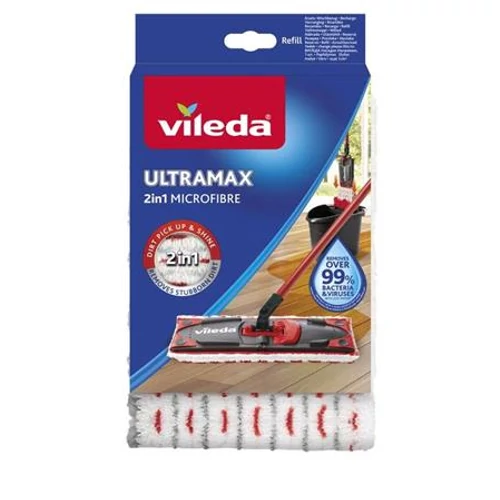 Lapos gyorsfelmosó nedves utántöltő, 2 in 1, VILEDA 