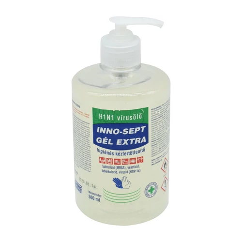 Inno Sept Gél 500ml pumpás extra kézfertőtlenitő gél
