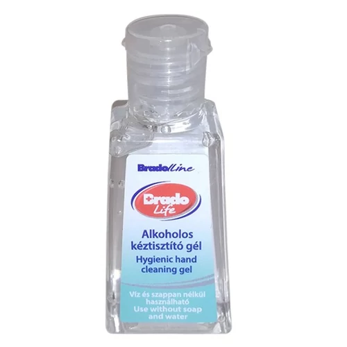 Kézfertőtlenítő gél, 50 ml, BRADOLIFE