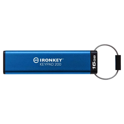 Kingston 16GB USB3.2 Gen1 A Ironkey Keypad 200 (IKKP200/16GB) pendrive