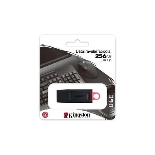 Kingston 256GB USB3.2 DataTraveler Exodia (DTX/256GB) pendrive