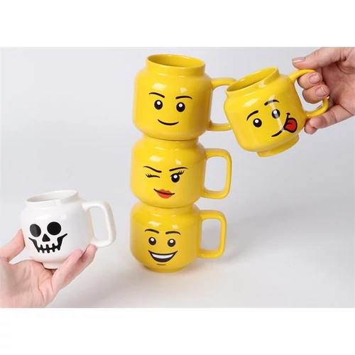 Bögre, kerámia, 255 ml, LEGO, Skeleton