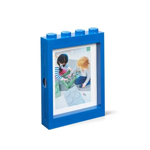 Képkeret, 10x15 cm, LEGO, kék