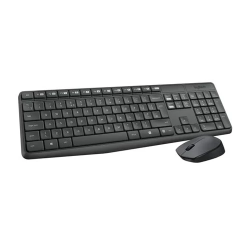 Logitech MK235 HUN fekete vezeték nélküli billentyűzet + egér