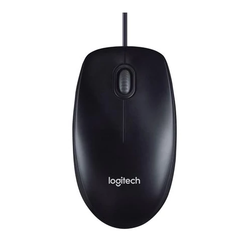Logitech M100 USB fekete egér