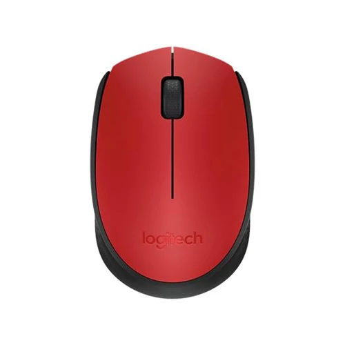 Logitech M171 vezeték nélküli piros notebook egér