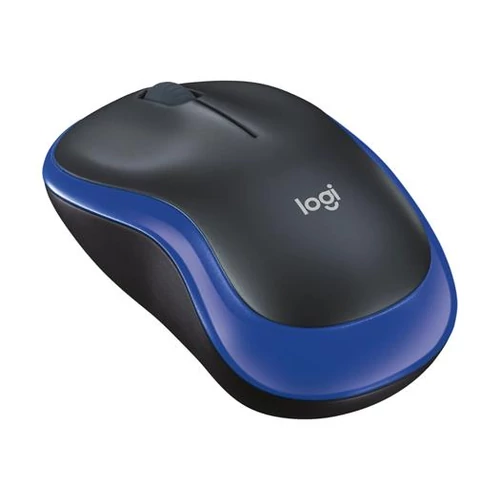 Logitech M185 vezeték nélküli kék notebook egér