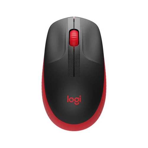 Logitech M190 piros vezeték nélküli egér