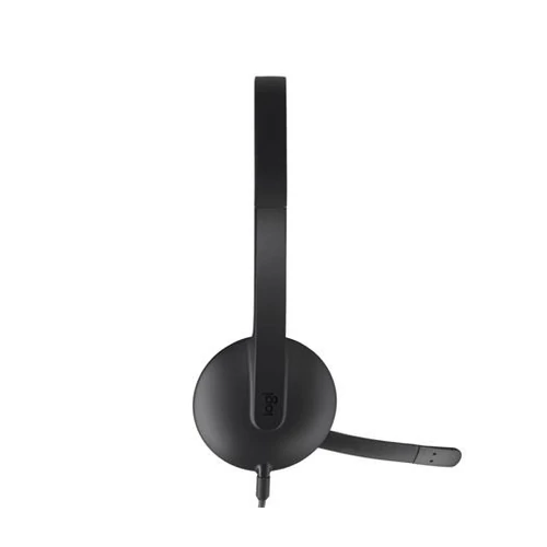 Fejhallgató, mikrofonnal, USB csatlakozás, LOGITECH 