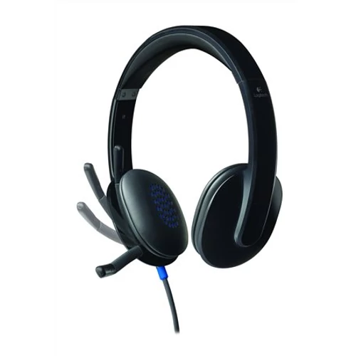 Fejhallgató, mikrofonnal, USB csatlakozás, LOGITECH 