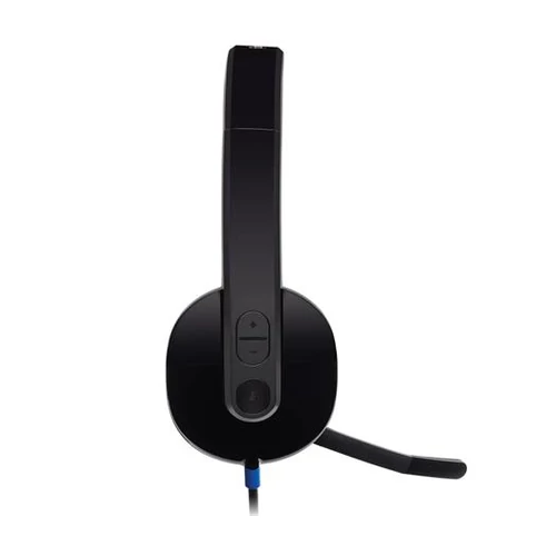 Fejhallgató, mikrofonnal, USB csatlakozás, LOGITECH 