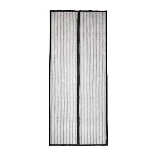 Szúnyogháló, mágneses, ajtóra, 90x210 cm, HOME, fekete