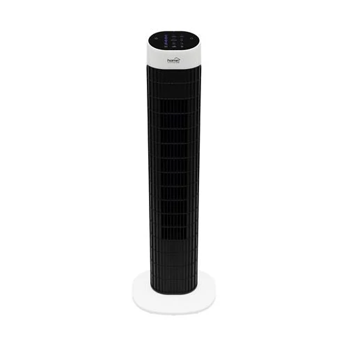 Oszlopventilátor, távirányítóval, 79 cm, 45 W, HOME, fekete