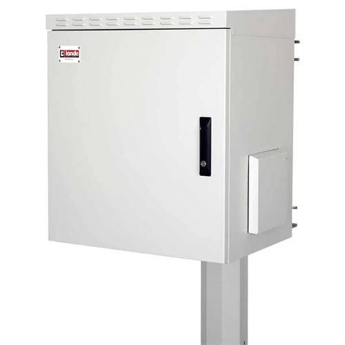 Lande LN-SBO-IP5509U6045-LG SAFEbox 19" 9U 600x450 kültéri szürke fali rack szekrény