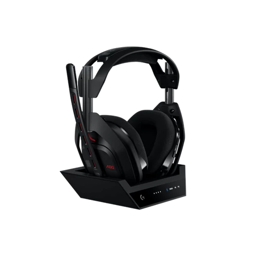 Logitech A50 Gen 5 vezeték nélküli fekete headset + bázisállomás