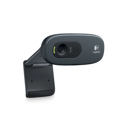 Logitech C270 720p fekete mikrofonos webkamera
