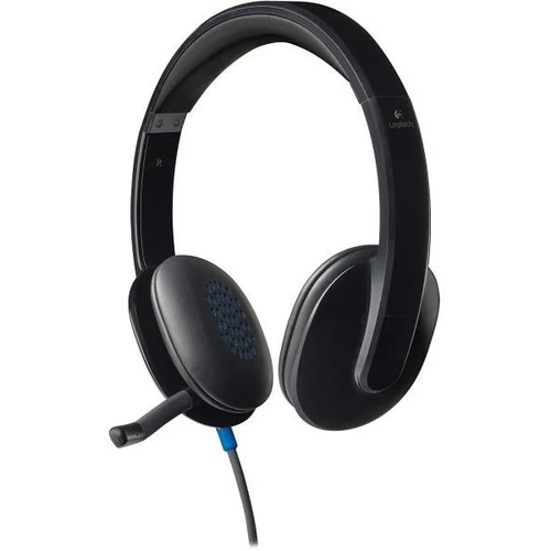 Fejhallgató, mikrofonnal, USB csatlakozás, LOGITECH 