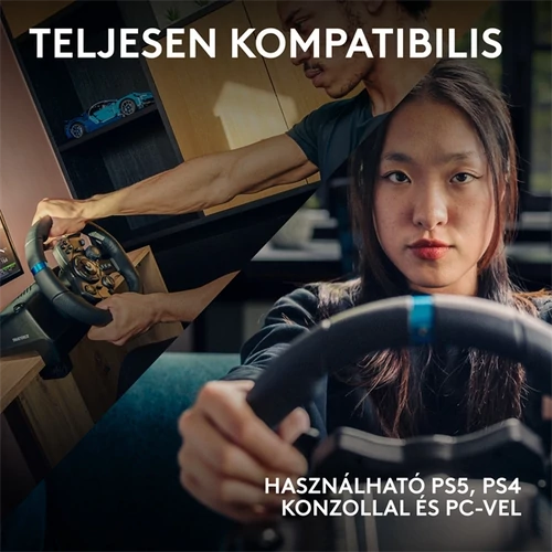 Logitech G923 Racing Wheel and Pedals PS4/PC kormány + pedálsor