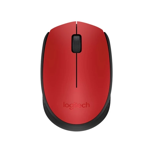 Logitech M171 vezeték nélküli piros notebook egér