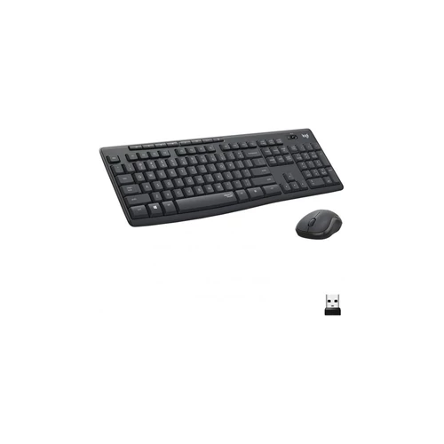 Logitech MK295 Silent HUN grafitszürke vezeték nélküli billentyűzet + egér