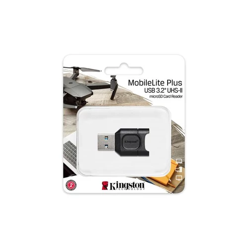 Kártyaolvasó, microSD kártyához, USB 3.2 Gen 1, KINGSTON 