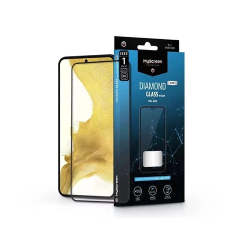 MSP LA-2235 Galaxy S22 Diamond Glass Lite Edge2.5D edzett üveg kijelzővédő fólia