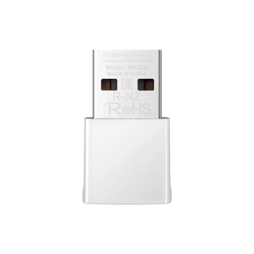 Mercusys Hálózati adapter WiFi AC1300 - MA30N (867Mbps 5GHz + 400Mpbs 2,4GHz; USB2.0; WPA3)