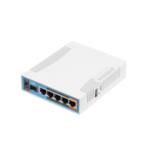 MikroTik hAP ac RB962UiGS-5HacT2HnT L4 128MB 5x GbE LAN 1x GbE SFP Dual-band Vezeték nélküli Router