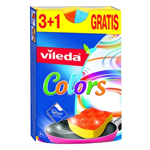 Mosogatószivacs, 3+1 db, VILEDA 