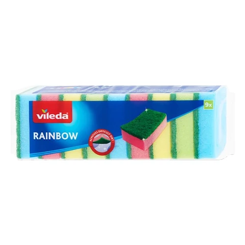 Mosogatószivacs, 9 db, VILEDA 