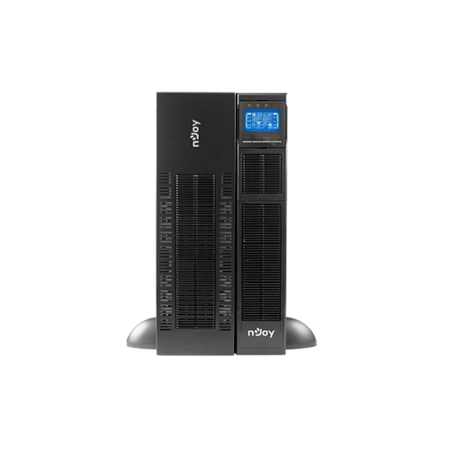 NJOY Szünetmentes 10000VA - Balder 10000 (On-line, RS232, USB, szoftver, LCD kijelző, 3U rack)