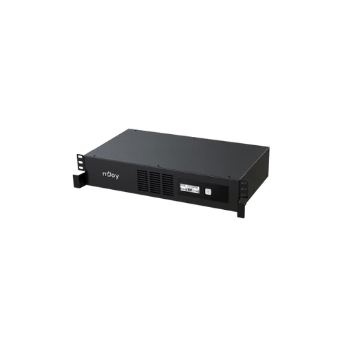 NJOY Szünetmentes 800VA - Code 800 (4 IEC C13, line-interaktív, USB menedzsment, szoftver, LCD kijelző, 2U rack)