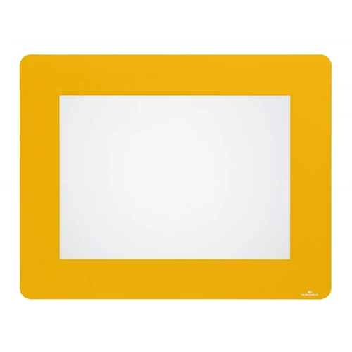 Padlójelölő ablak,sárga, A4, eltávolítható, DURABLE, 10db/cs