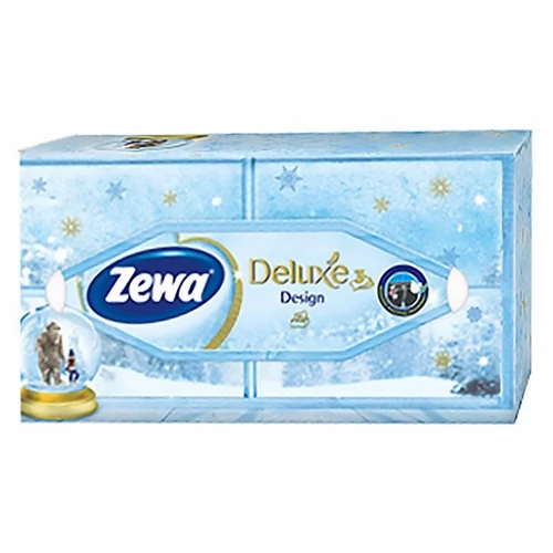 Kozmetikai kendő, 3 rétegű, 90 db, ZEWA 