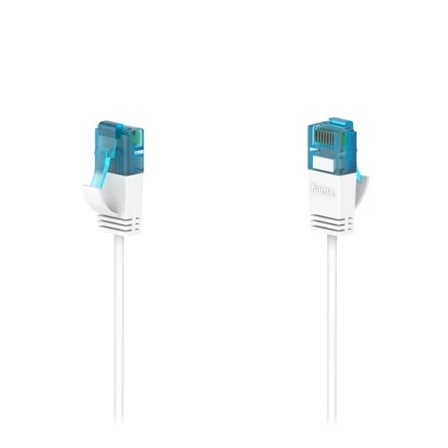 Hama FIC Slim-Flexible CAT6 0,75m fehér patchkábel