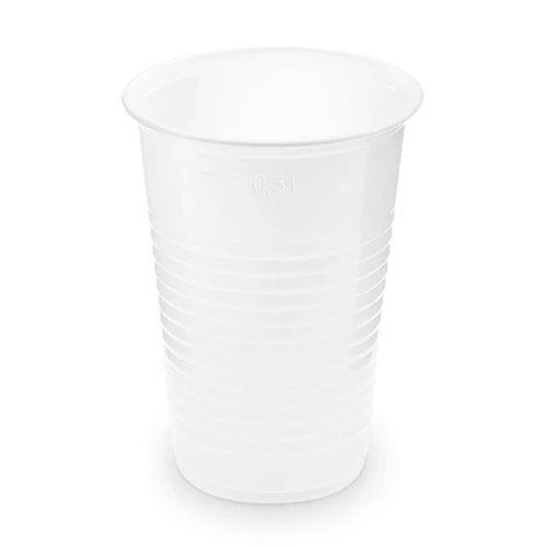 Pohár 3dl műanyag 50 db/csomag, víztiszta