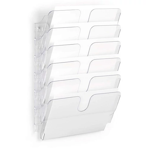 Prospektustartó, fali, fekvő, A4, DURABLE 