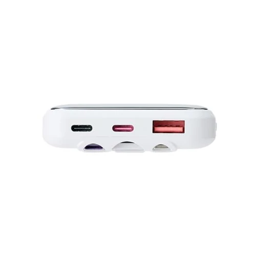 Power bank, beépített kábellel, 10.000mAh, RIVACASE 