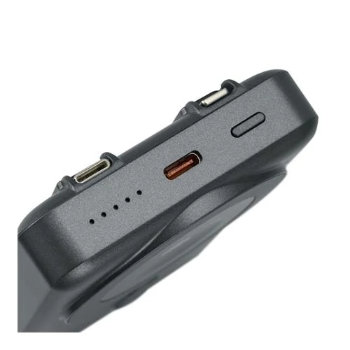 Power bank, mágneses (vezeték nélküli), 10.000mAh, RIVACASE 