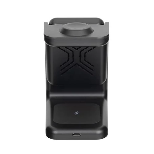 Töltőállomás, vezeték nélküli, mágneses, 5000mAh, RIVACASE 