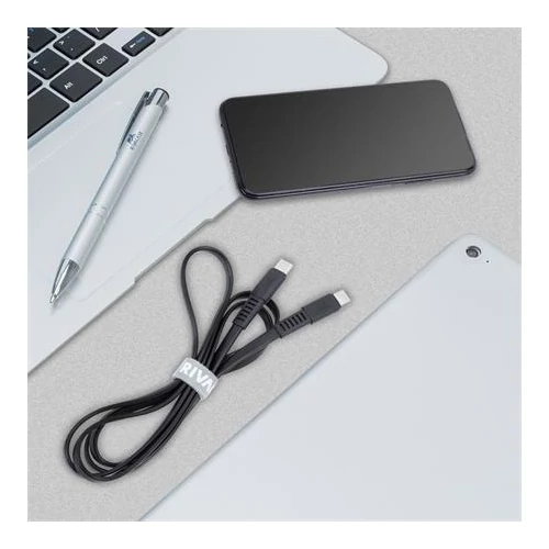USB kábel, USB-C - USB-C, 1,2 m, RIVACASE 