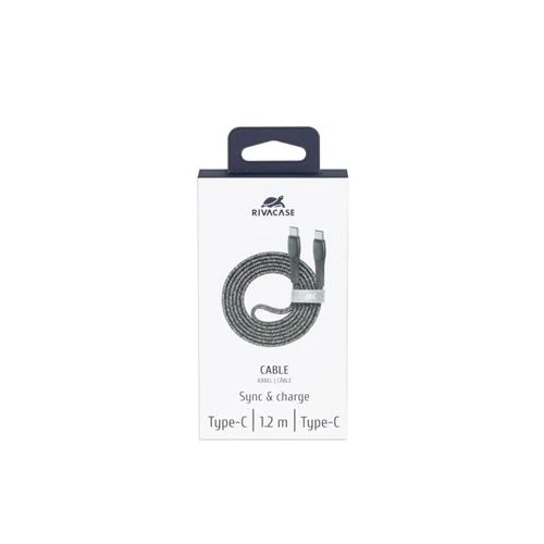 USB kábel, USB-C - USB-C, 1,2 m, RIVACASE 