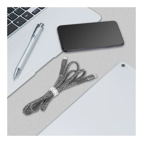 USB kábel, USB-C - USB-C, 1,2 m, RIVACASE 