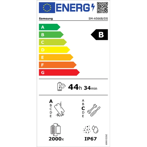 SAMSUNG Okostelefon - Galaxy A56 5G, Király grafitszürke,128 GB