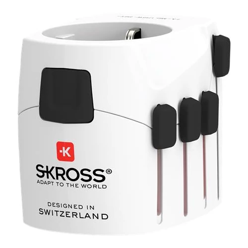 SKROSS PRO, a legbiztonságosabb hálózati csatlakozó átalakító, földelt