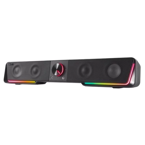 Hangszóró, 12W, 2x3.5 mm jack + USB-A, SPEEDLINK 